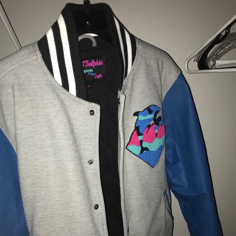 Pink Dolphin Varsity Jacket